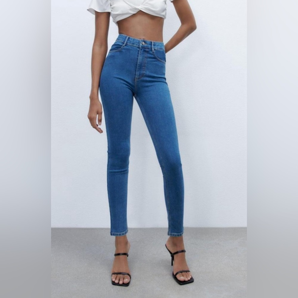 Zara Jeans | SUPER ELASTIC HI-RISE JEGGINGS - Size 4